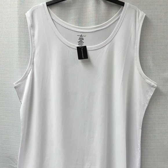 Ashley Stewart Basic White Cami - NWT- 26/28 - Picture 1 of 6